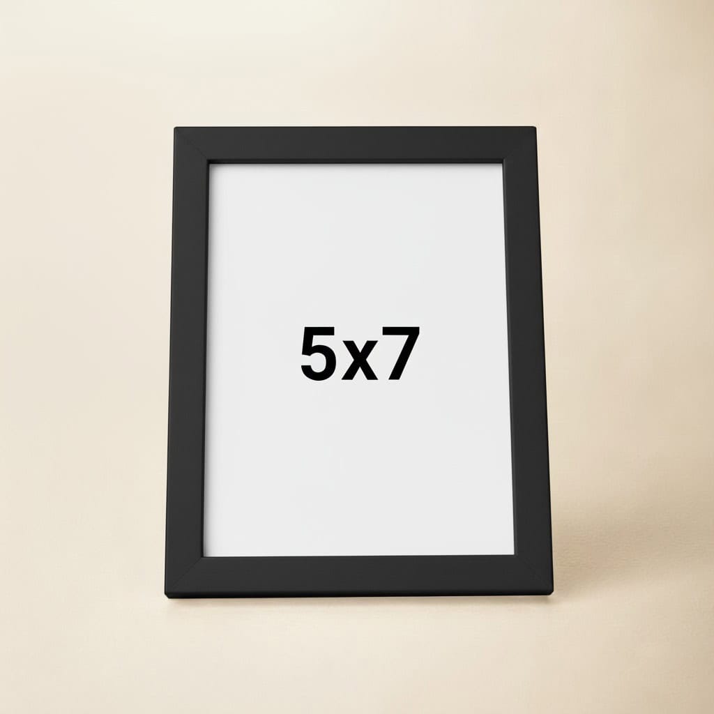 Custom 5x7 photo frame for personalized gifts and printing projects.
