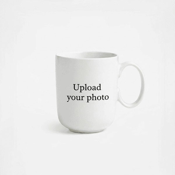 Custom Logo Printed Round Ceramic Mug - Image 2