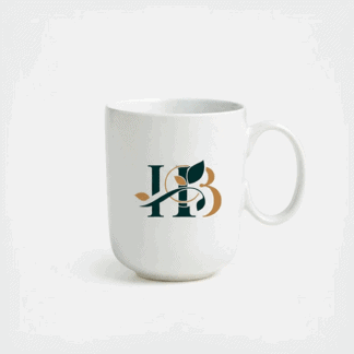 Custom Logo Printed Round Ceramic Mug