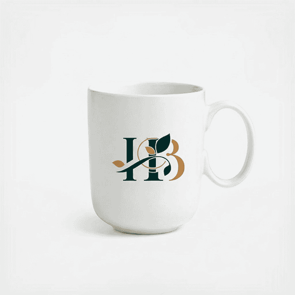 Custom Logo Printed Round Ceramic Mug