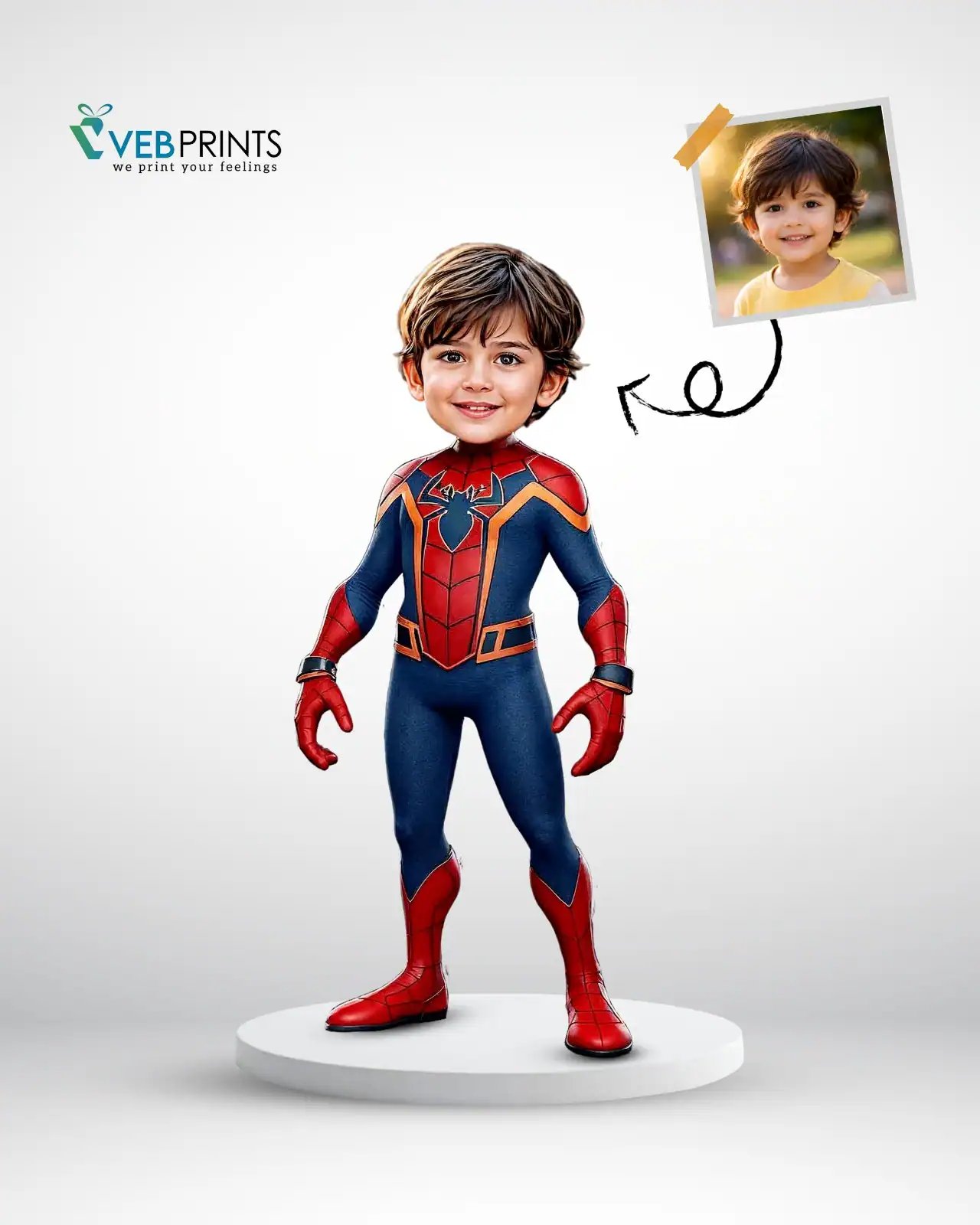 Super Hero Spider Man Caricature Standee