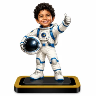 Personalized Astronaut Caricature – Custom Space Explorer Standee Gift