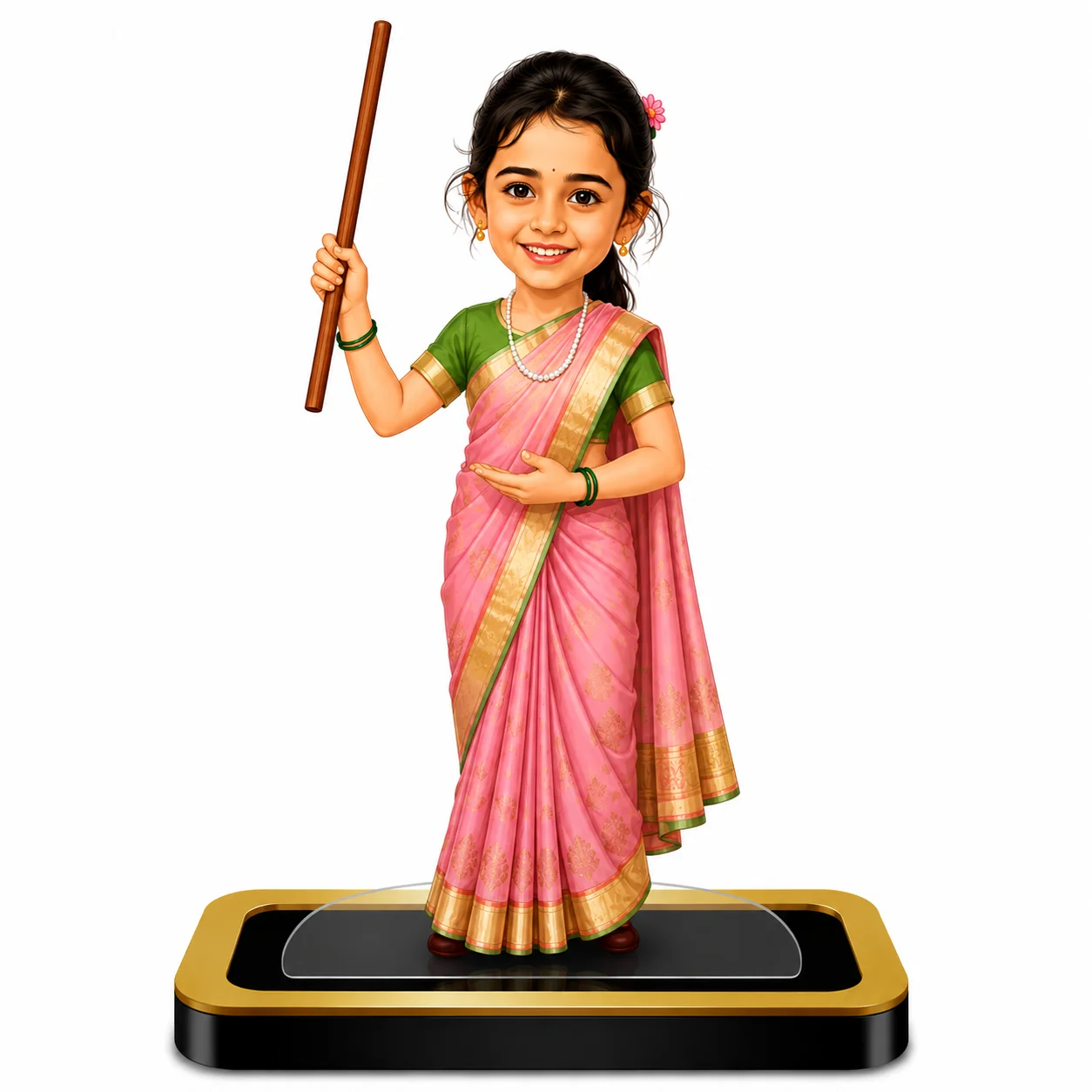 Personalized Kid Teacher Caricature – Custom Mini Teacher Standee Gift