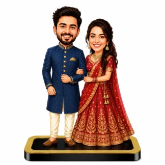 Personalized Couple Wedding Caricature – Custom Wedding Gift