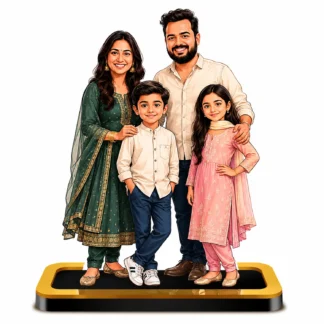 Personalized Family Cutout Gift – Custom Acrylic Family Photo Cutout