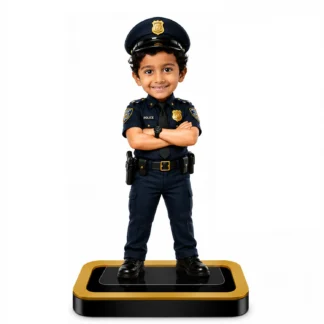 Personalized Police Officer Caricature – Custom Police Standee Gift