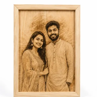 Personalized Laser Engraved Wooden Photo Art