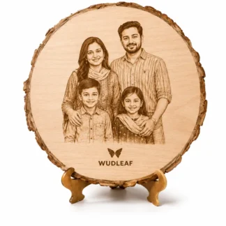 Personalized Wood Slice Gift with Photo and Text