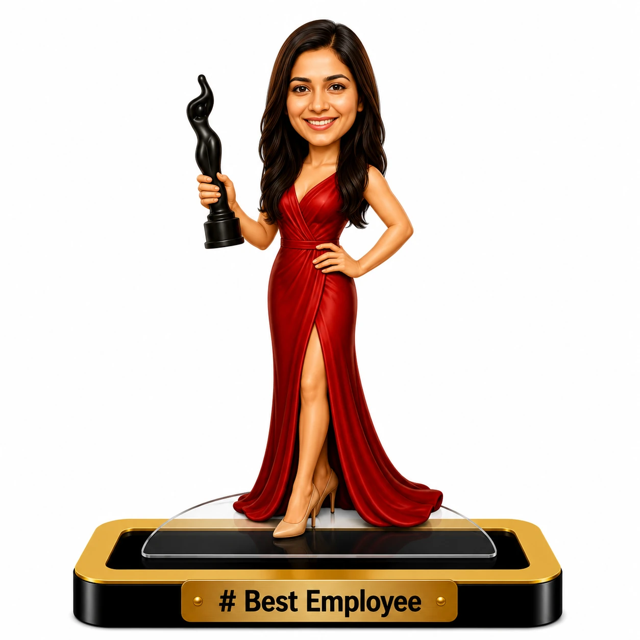 Personalized Female Caricature Standee – Awards & Achievements - Image 3