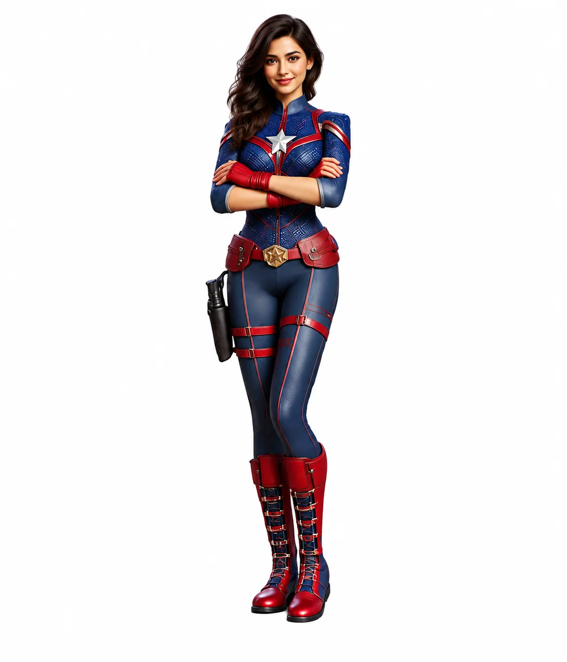 Personalized Female Woman Caricature – Custom Superhero Standee Gift - Image 3