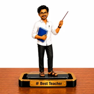 Personalized Male Teacher Caricature – Teacher Gift