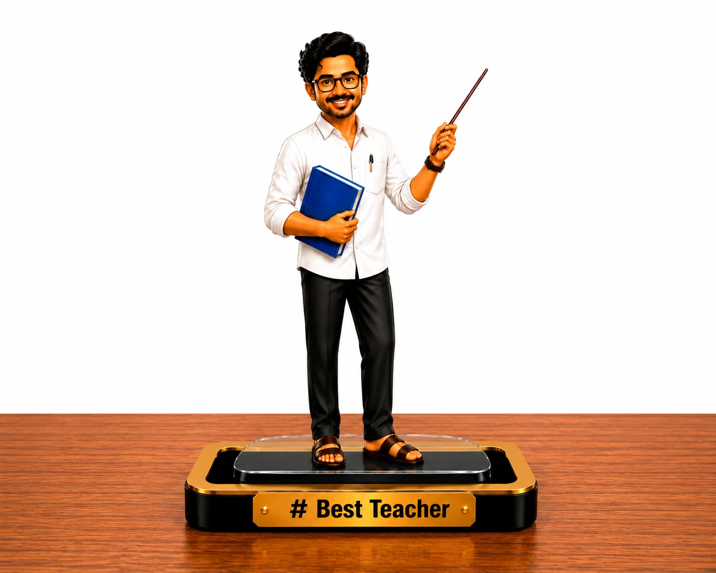 Personalized Male Teacher Caricature – Teacher Gift