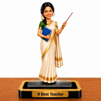 Personalized  Female Caricature Standee – Teacher