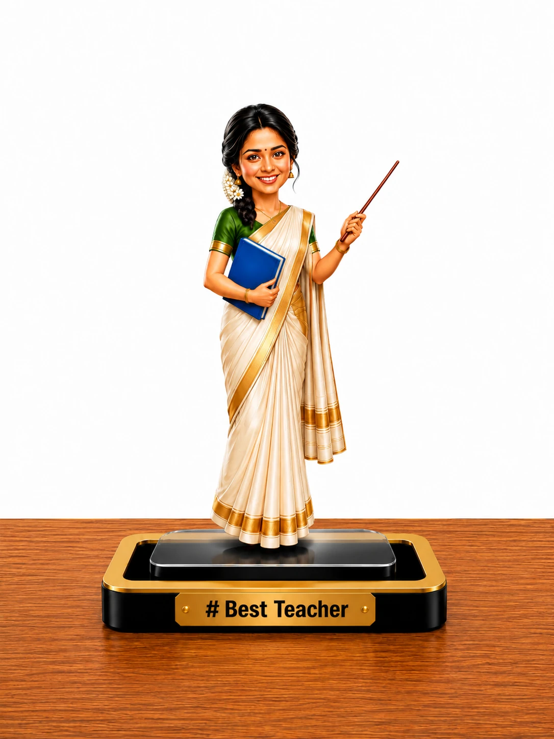 Personalized Female Caricature Standee – Teacher