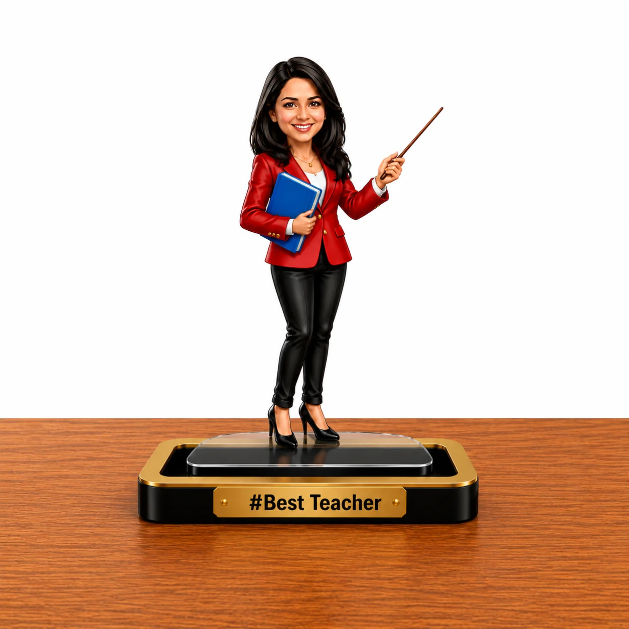 Personalized Caricature Standee – Female Teacher - Image 3