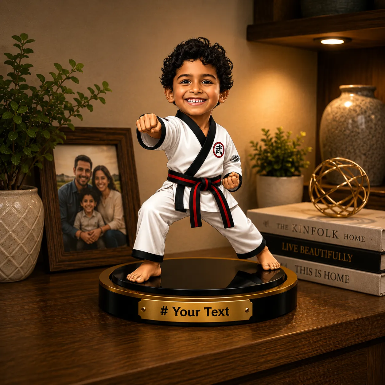 Personalized Karate Kid Caricature – Custom Martial Arts Standee Gift - Image 6