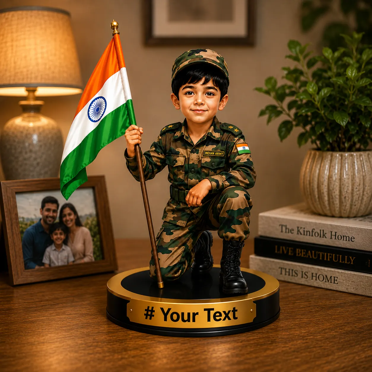 Personalized Soldier Caricature Standee – Custom Military Hero Acrylic Gift - Image 5