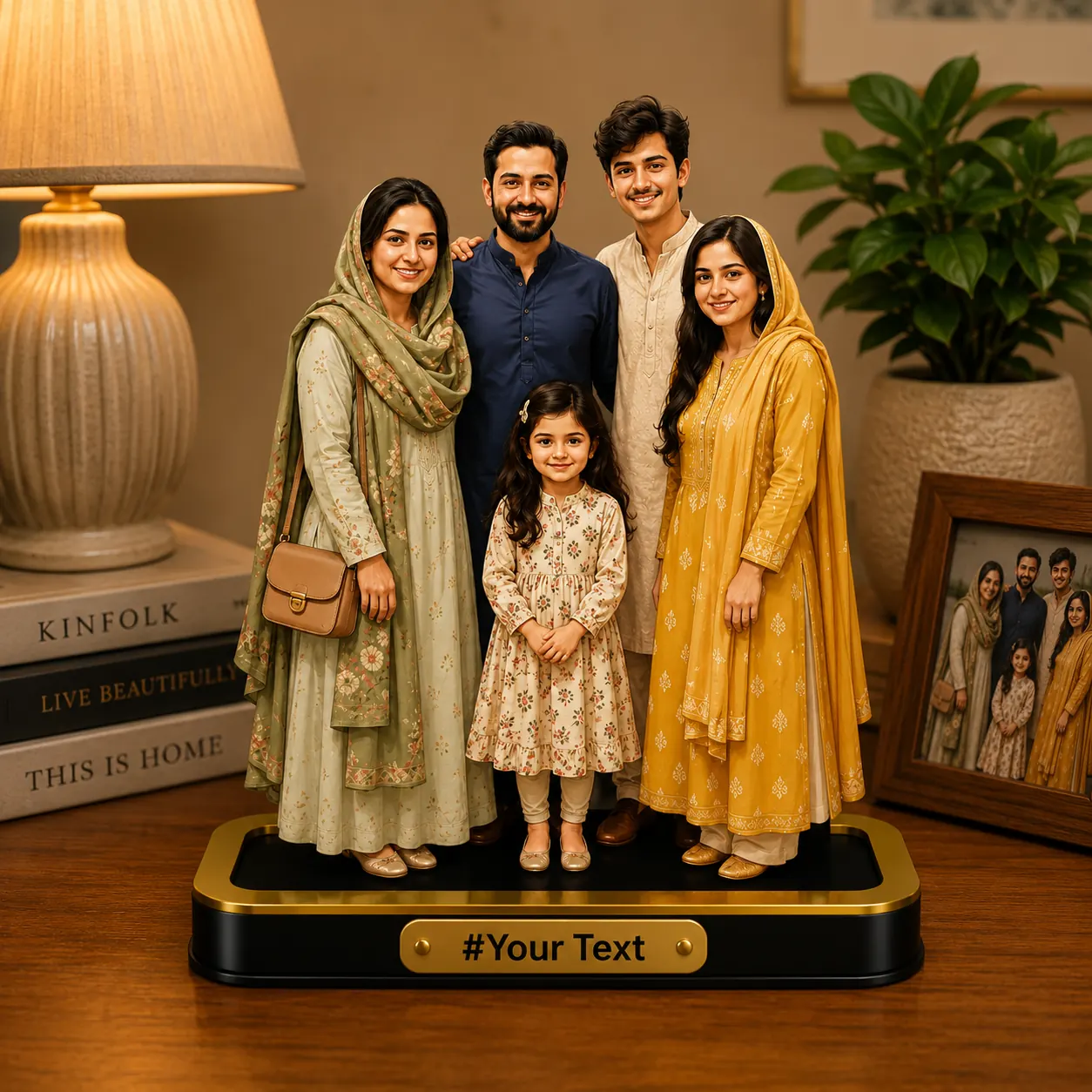 Personalized Family Cutout Gift – Custom Acrylic Family Photo Standee - Image 5
