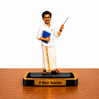 Personalized Male Teacher Caricature – Custom Teacher Appreciation Gift