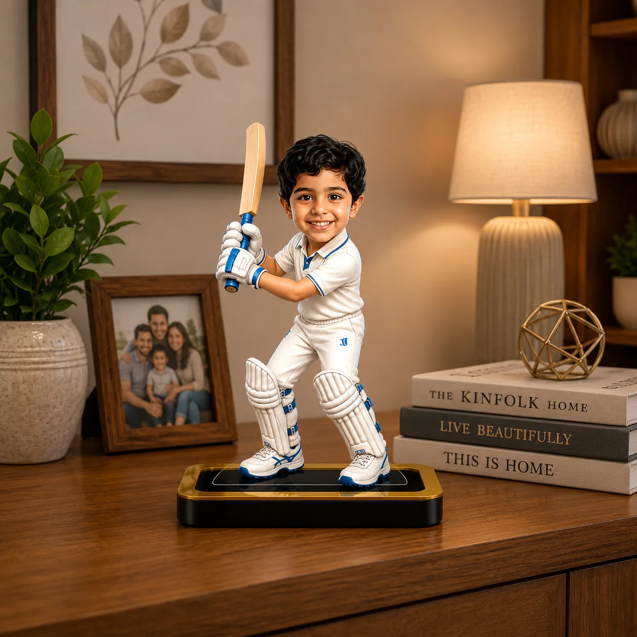 Personalized Celebrity Cricketer Caricature – Custom Cricket Fan Gift - Image 5
