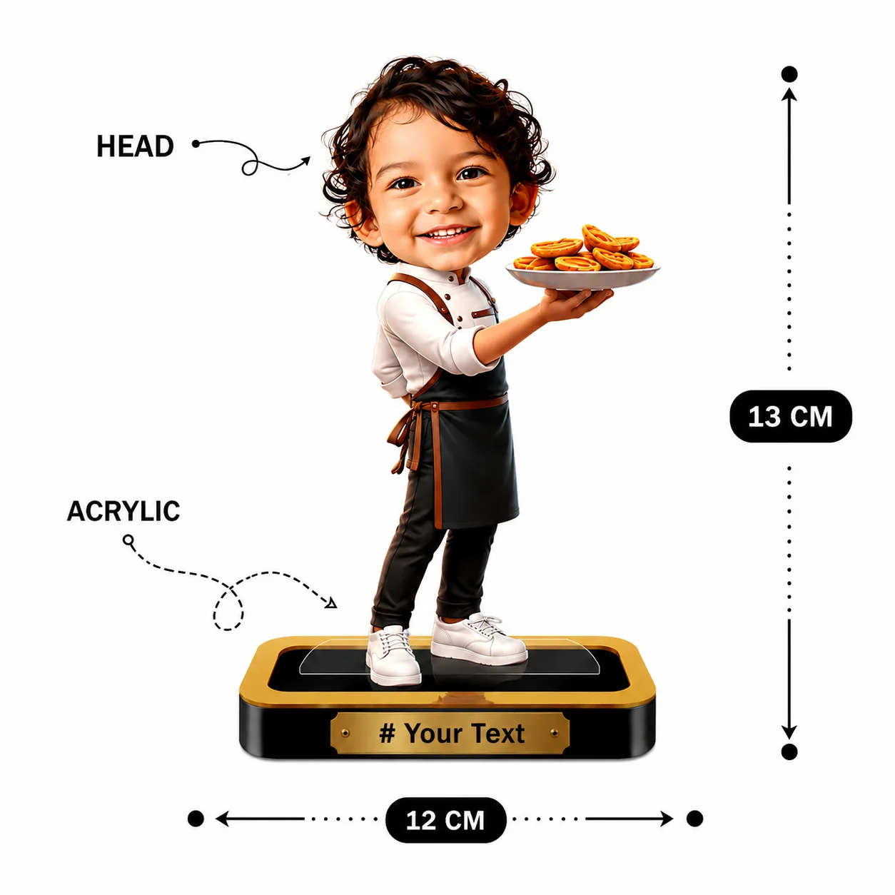 Personalized Little Clone: Chef Caricature – Custom Chef Mini-Me Gift - Image 3