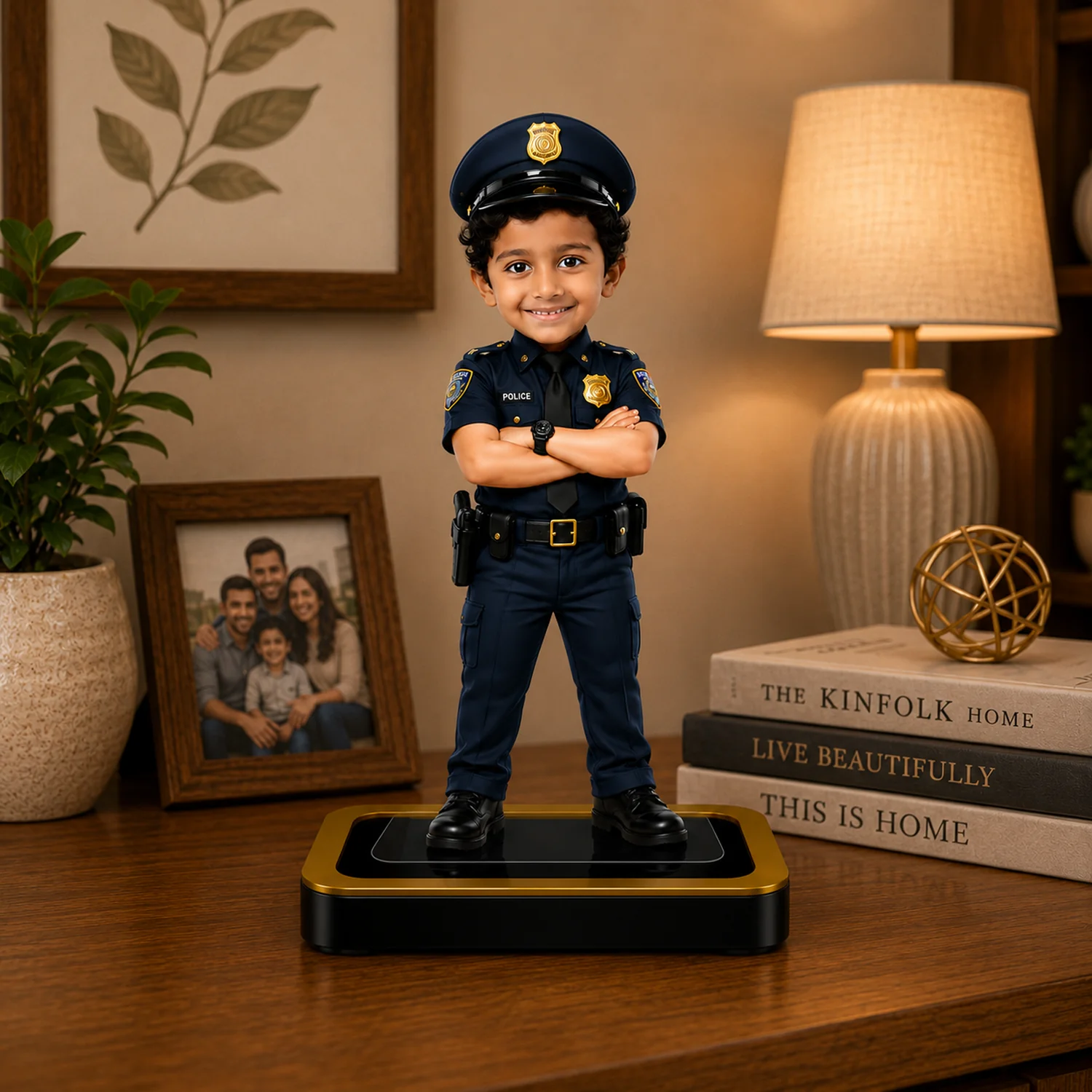 Personalized Police Officer Caricature – Custom Police Standee Gift - Image 4