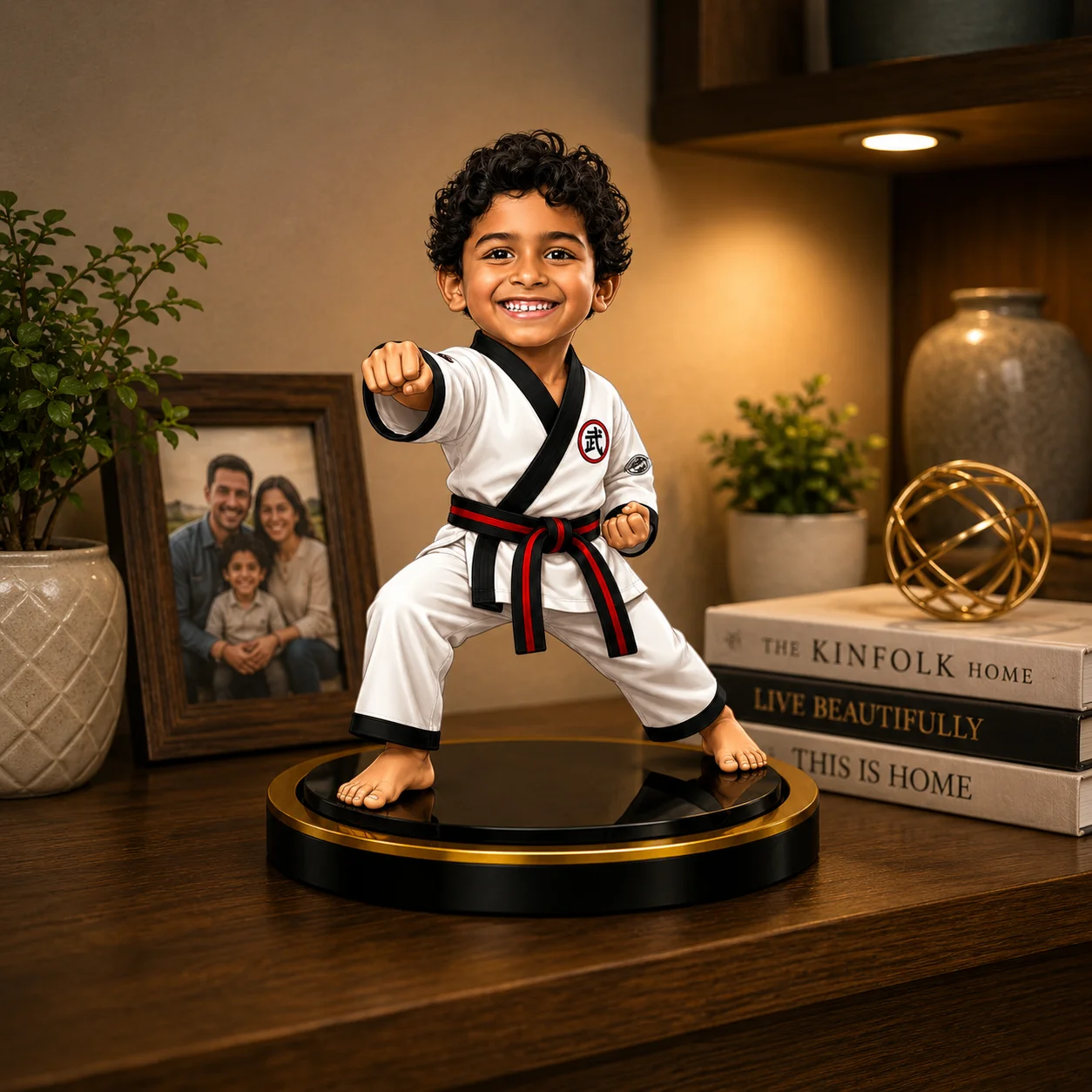 Personalized Karate Kid Caricature – Custom Martial Arts Standee Gift - Image 5