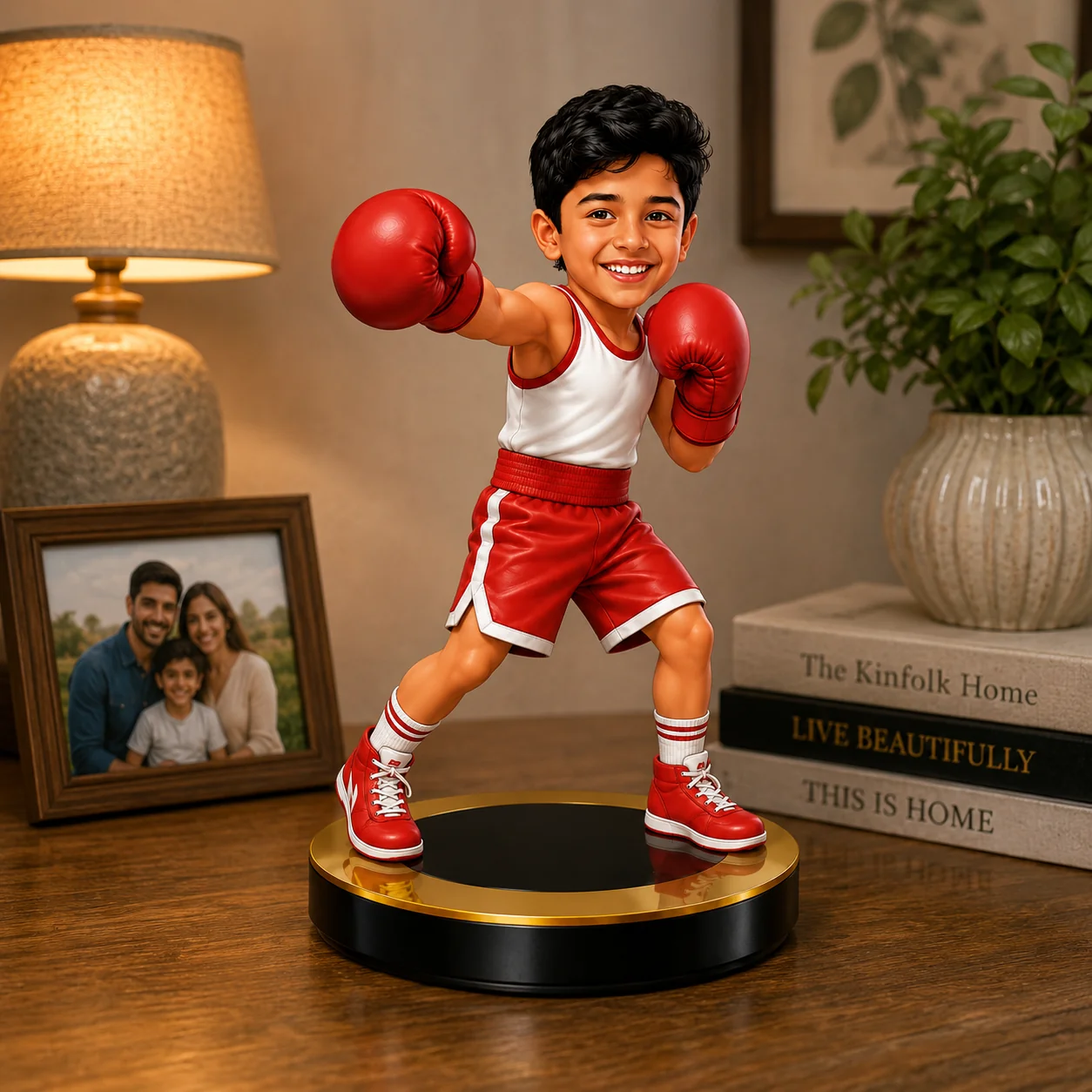 Personalized Boxing Kid Caricature Standee – Custom Mini Boxer Acrylic Gift - Image 4