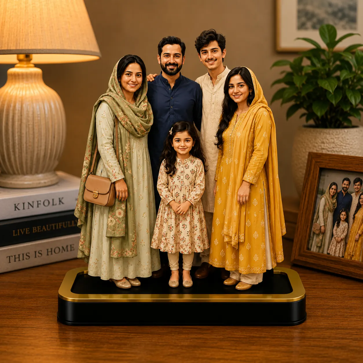 Personalized Family Cutout Gift – Custom Acrylic Family Photo Standee - Image 4