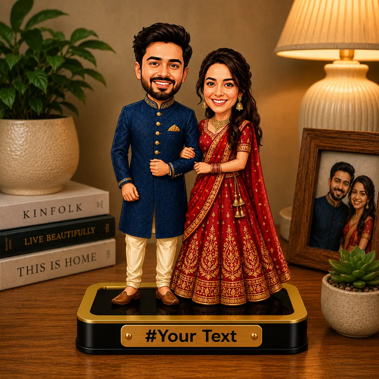 Personalized Couple Wedding Caricature – Custom Wedding Gift - Image 5