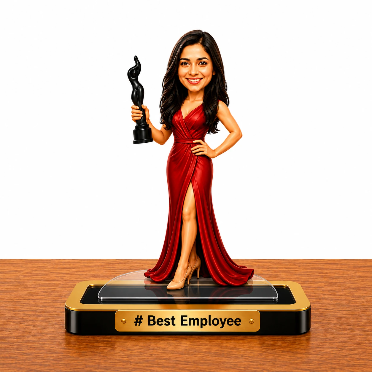 Personalized Female Caricature Standee – Awards & Achievements - Image 4