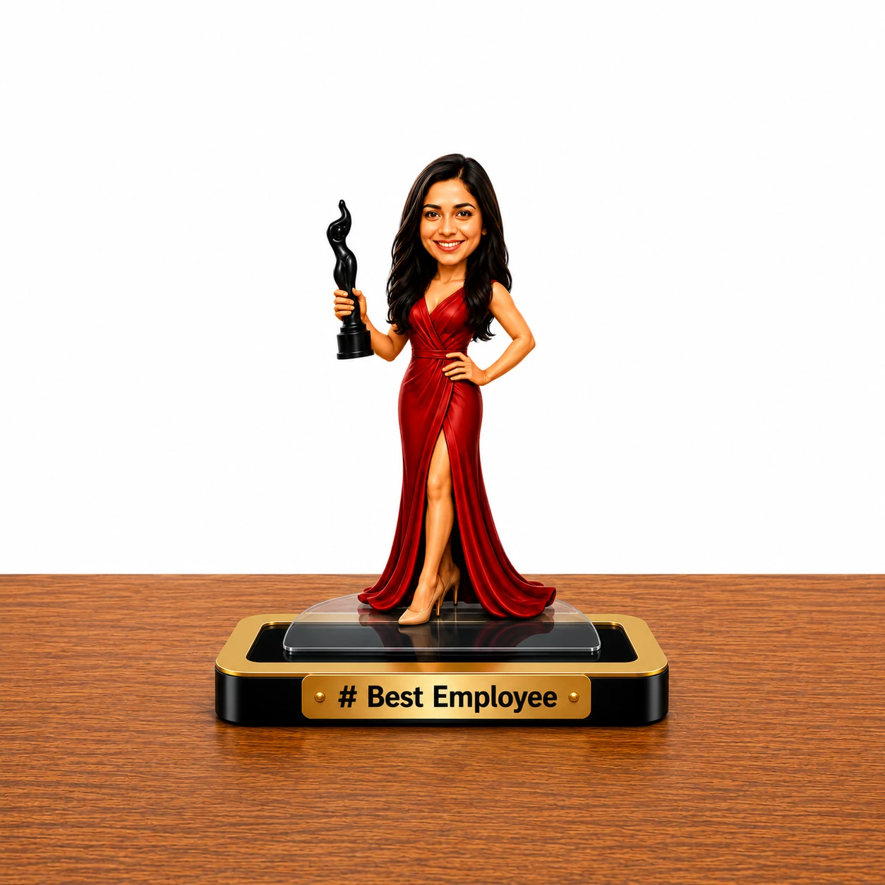 Personalized Female Caricature Standee – Awards & Achievements